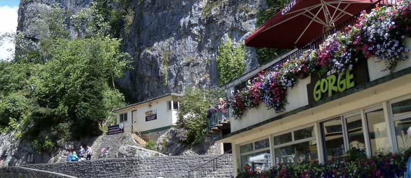 Rainbow restore Cheddar Gorge shop, who were left in a pickle following a flood